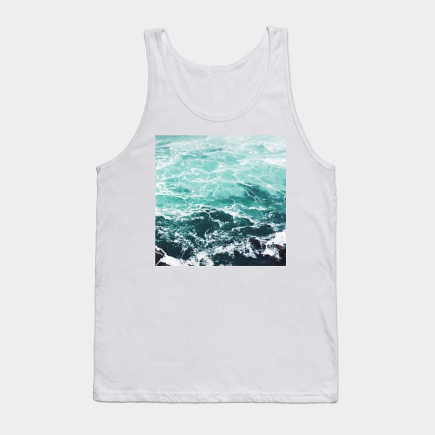 Blue Shades of the Ocean Tank Top by AlexandraStr